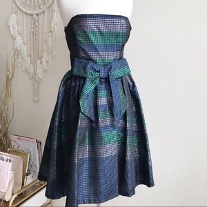 Eva Franco dress shimmer dress with front  bow